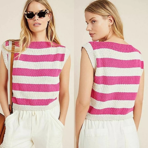 Callahan 100% Cotton Marnie Sweater Tank Top - Picture 1 of 6